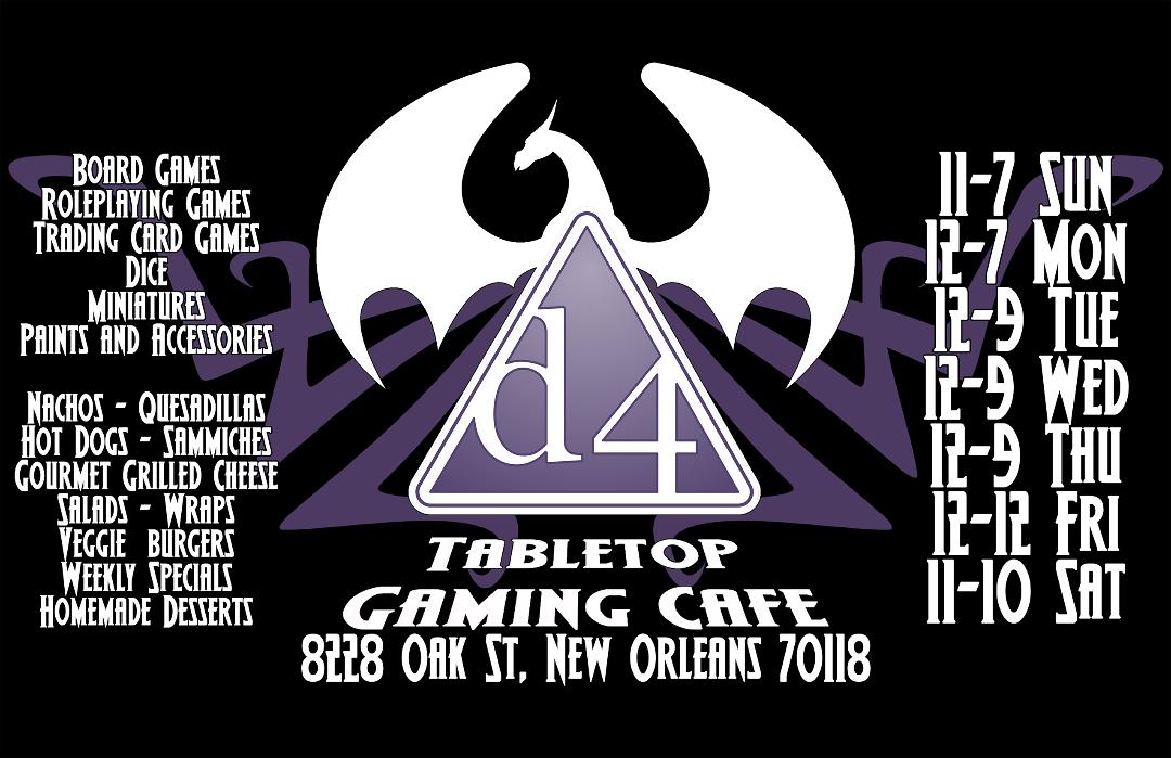 d4 Tabletop Gaming Café